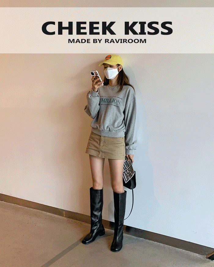 [CHEEK KISS] 뮤즈 골반 치마바지